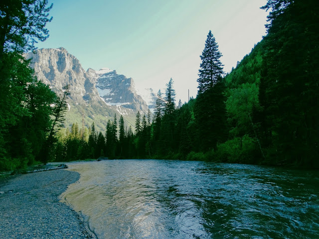 Biking Going to the Sun Road Glacier National Park