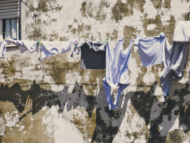 Lisbon Portugal Blog, Lisbon Portugal Photography, Best places to visit in Portugal, Blue boxers, laundry hanging