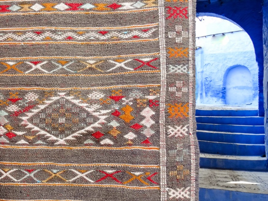 Chefchaouen Morocco Photography, Chefchaouen Morocco Blog, Chefchaouen Morocco rug, Morocco rug