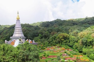 Doi Inthanon temple, Doi inthanon temple flower gardens