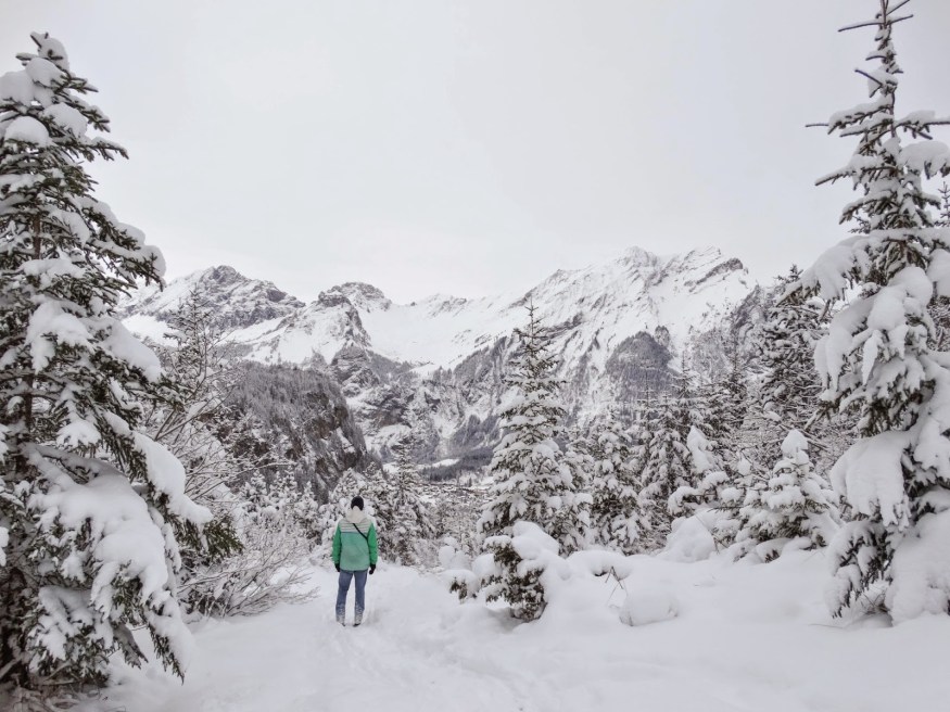 Lake Oeschinensee Traveling to Switzerland Blog, Switzerland Blog, Lake Oeschinensee in winter