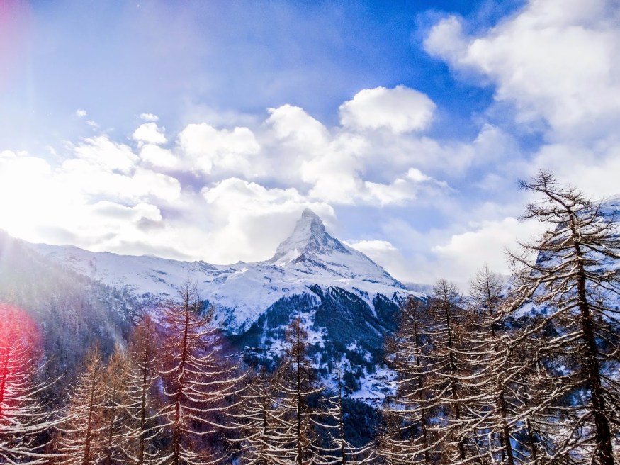 The Matterhorn Switzerland Traveling to Switzerland Blog, Switzerland Blog, Matterhorn Switzerland in winter