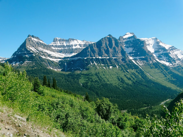 Biking Going to the Sun Road Glacier National Park