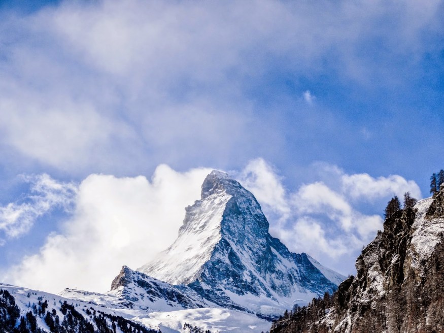 The Matterhorn Switzerland Traveling to Switzerland Blog, Switzerland Blog, Matterhorn Switzerland in winter