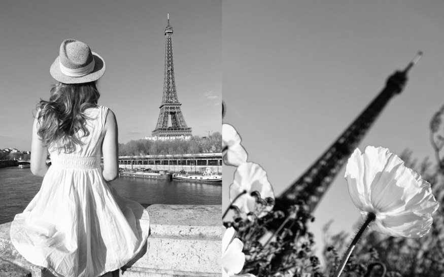 Paris in the spring, Eiffel Tower in the spring