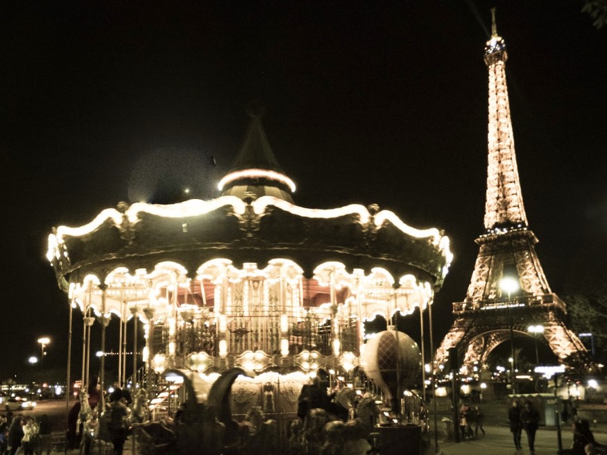 Paris in the spring, Eiffel Tower in the spring