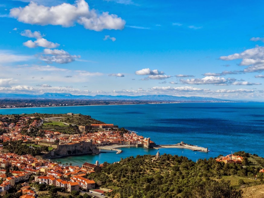 Collioure France, Southern French Coastal Town, Colorful houses, Colorful French homes